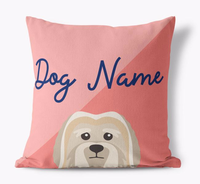 Peeking Name: Personalized {breedFullName} Pillow